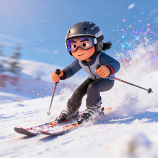 skiing