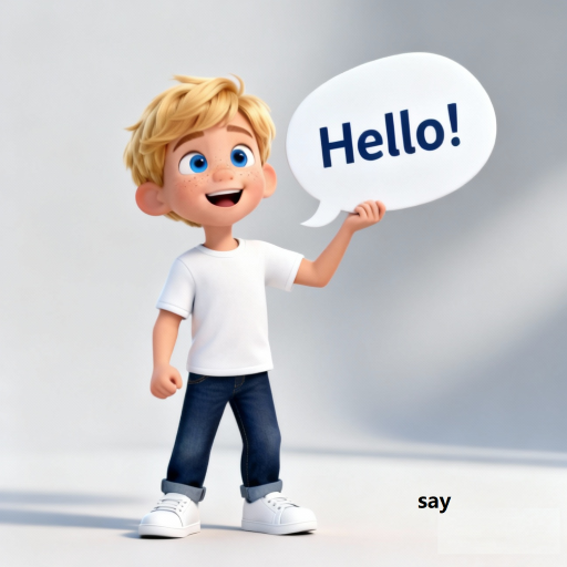 say