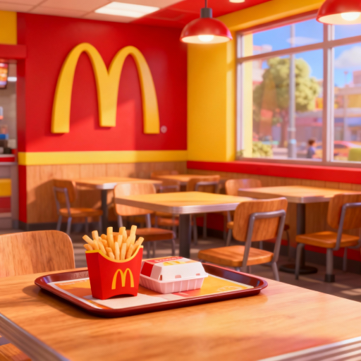 At McDonald's